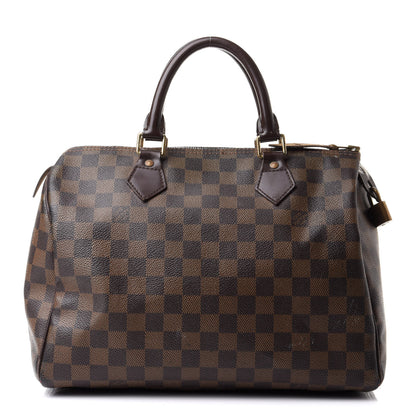 Louis Vuitton Damier Ebene Speedy 30 1 of 15