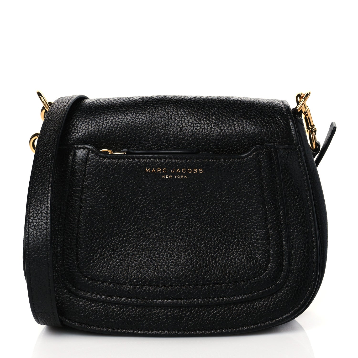 Marc Jacobs Calfskin Empire City Messenger Crossbody Black 1 of 9