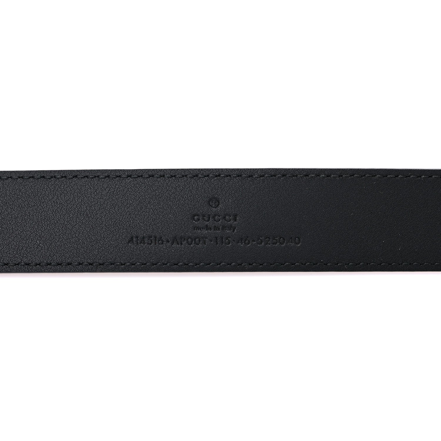Gucci Moon Calfskin Double G 30mm Belt 115 46 Black 3 of 5