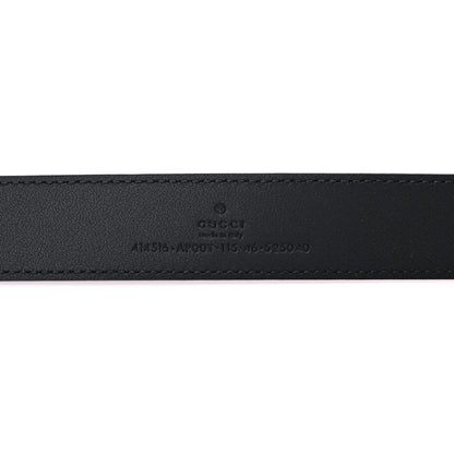 Gucci Moon Calfskin Double G 30mm Belt 115 46 Black 3 of 5