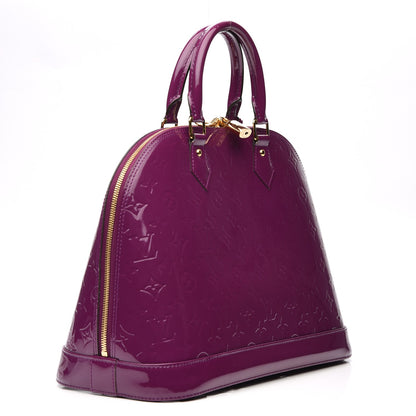 Louis Vuitton Vernis Alma MM Amethyste 3 of 8