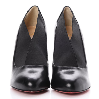 Christian Louboutin Shiny Nappa Toot Couverte 100 Pumps 40.5 Black 2 of 7