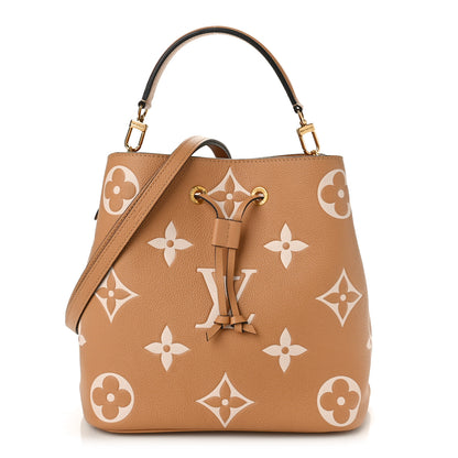 Louis Vuitton Empreinte Monogram Giant Neonoe MM Arizona Beige 2 of 9