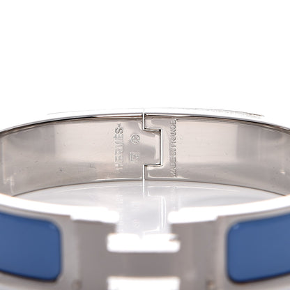 Hermes Enamel Narrow Clic Clac H Bracelet PM Bleu Transat 4 of 5