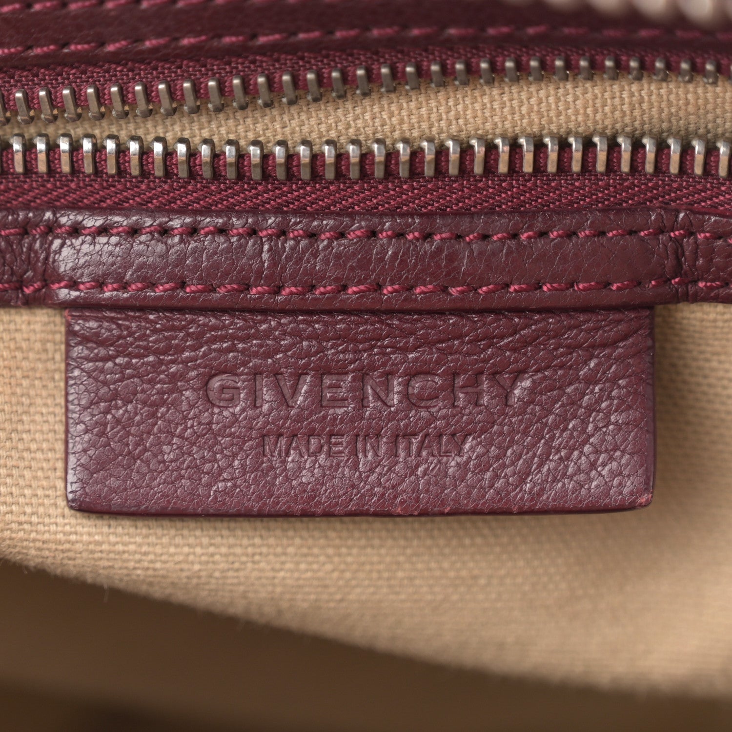 Givenchy Sugar Goatskin Medium Antigona Oxblood 6 of 18