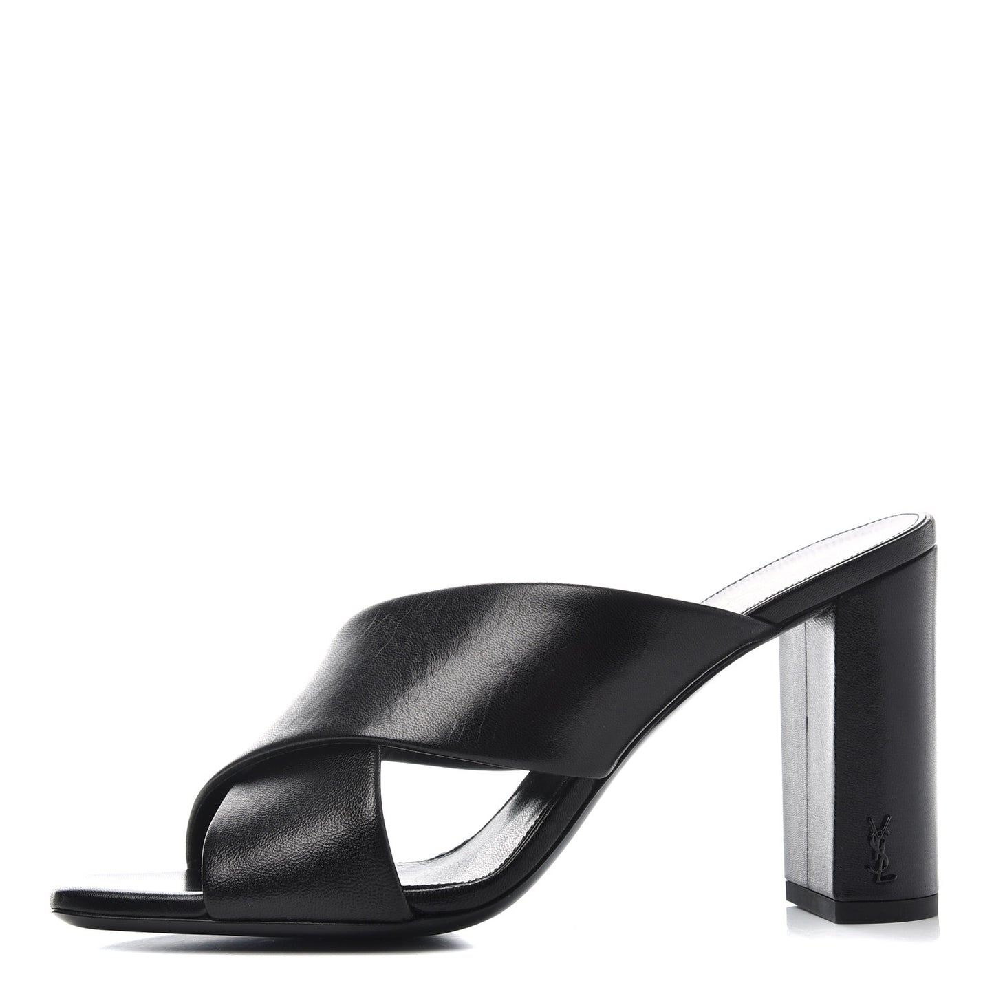 Calfskin LouLou Mules 37.5 Black