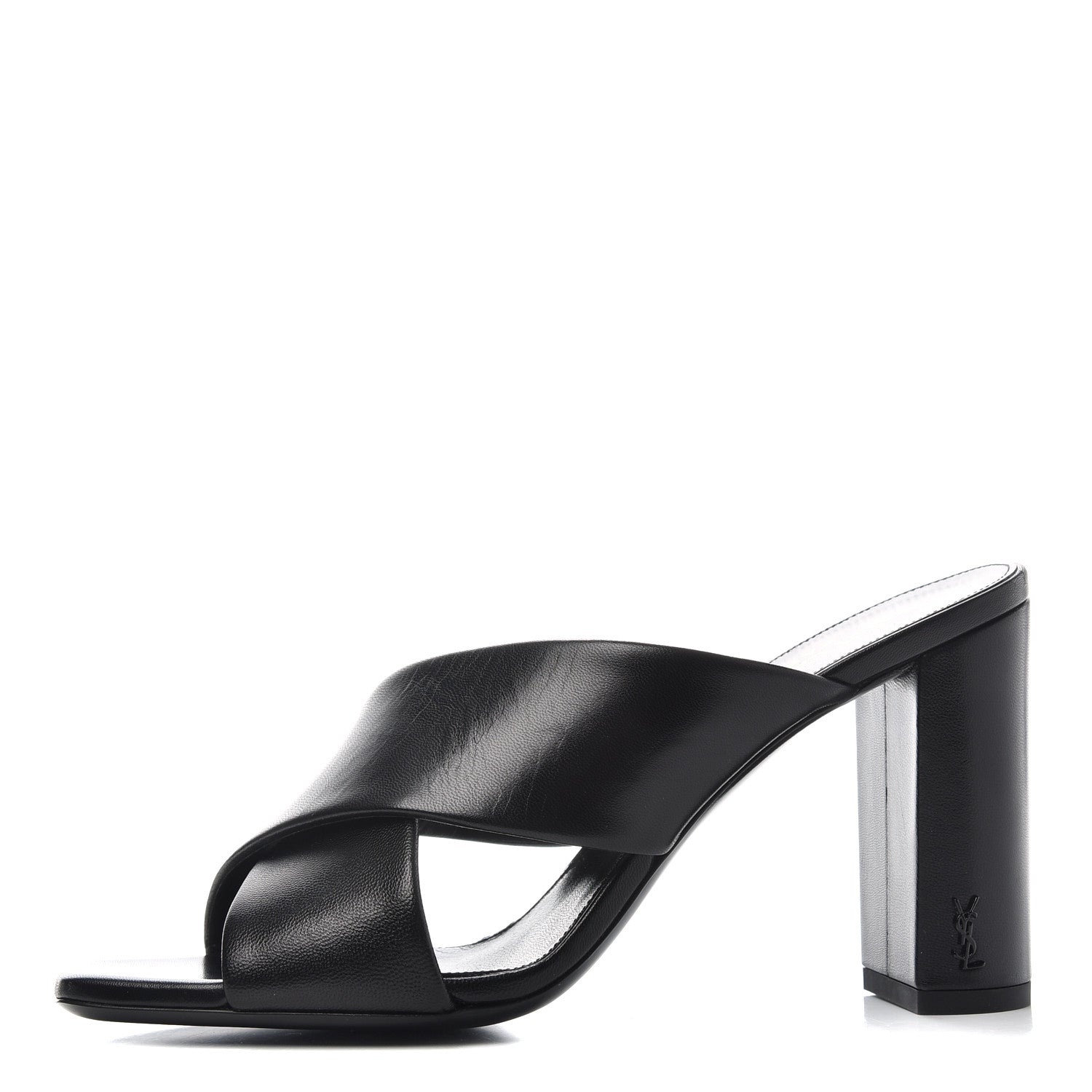 Saint Laurent Calfskin LouLou Mules 37.5 Black 1 of 11