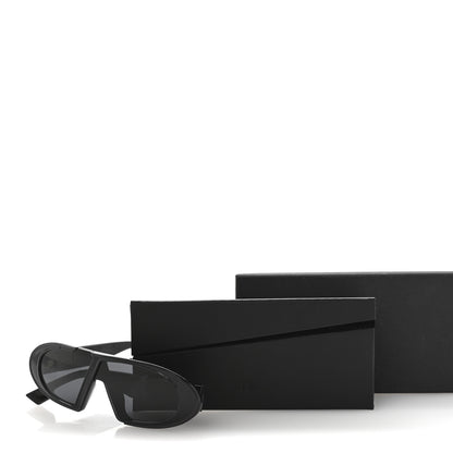 Christian Dior Acetate Oblique Oval Sunglasses Black 9 of 9