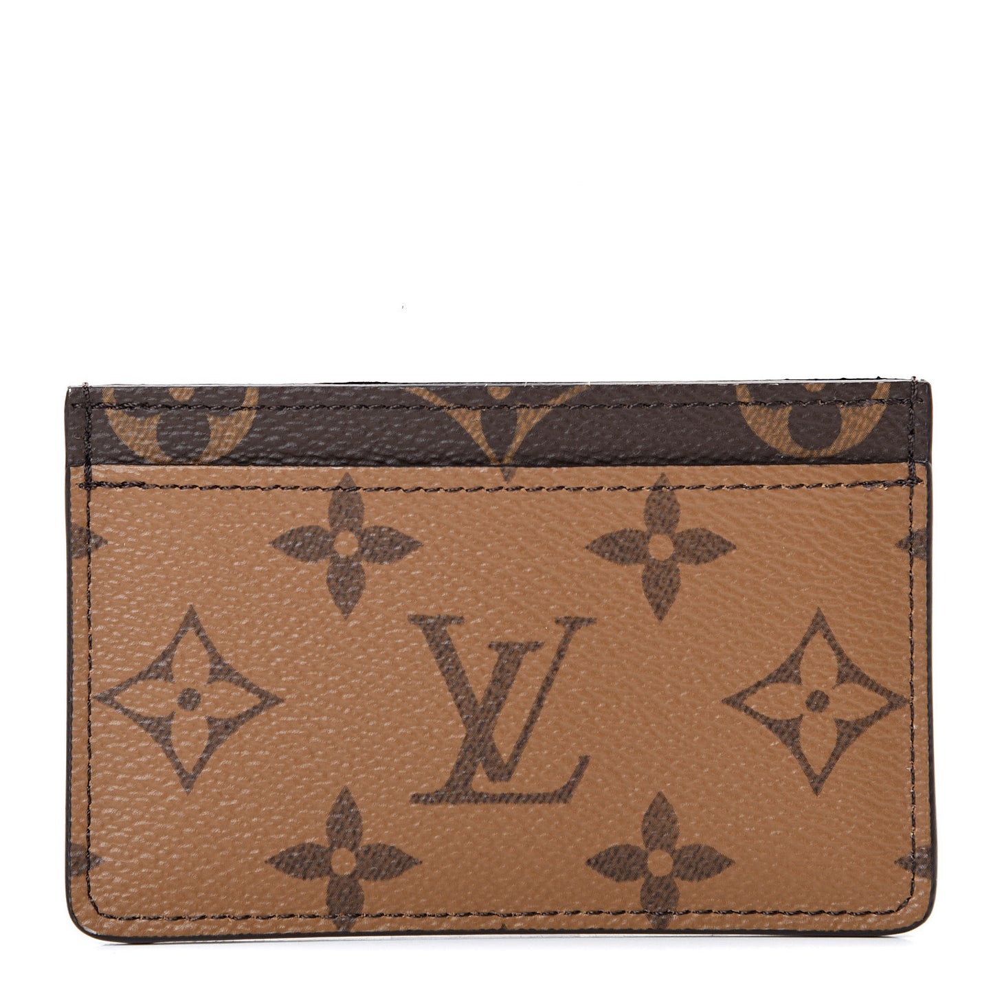 Reverse Monogram Card Holder