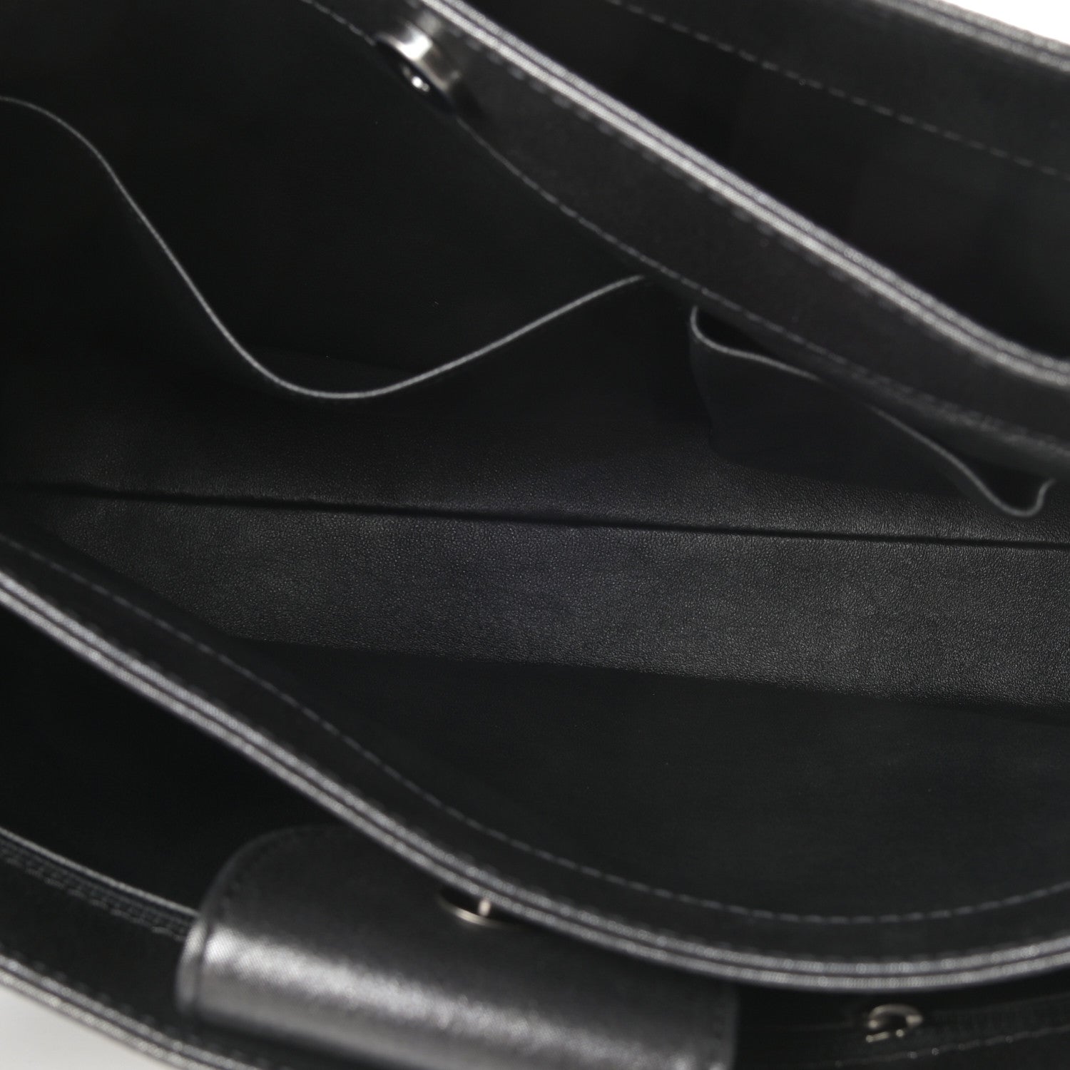 Chanel Iridescent Calfskin CC East West Shopping Tote Grey 6 of 12