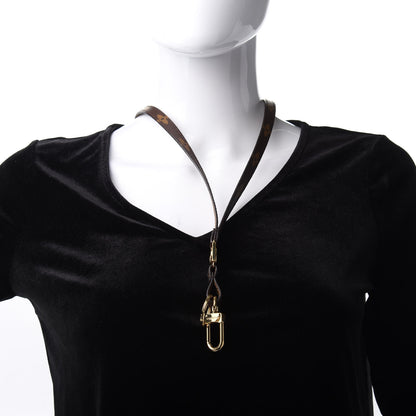 Louis Vuitton Monogram Dauphine Lanyard Key Holder 2 of 5