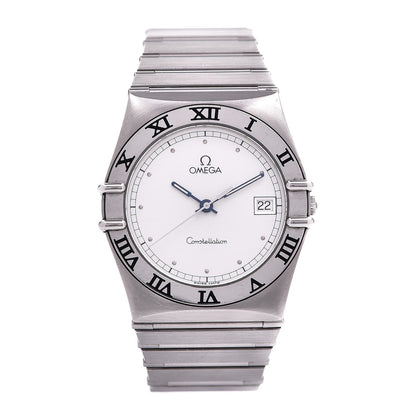 Omega Stainless Steel 33mm Constellation Quartz Watch White 396.1076 1 of 6