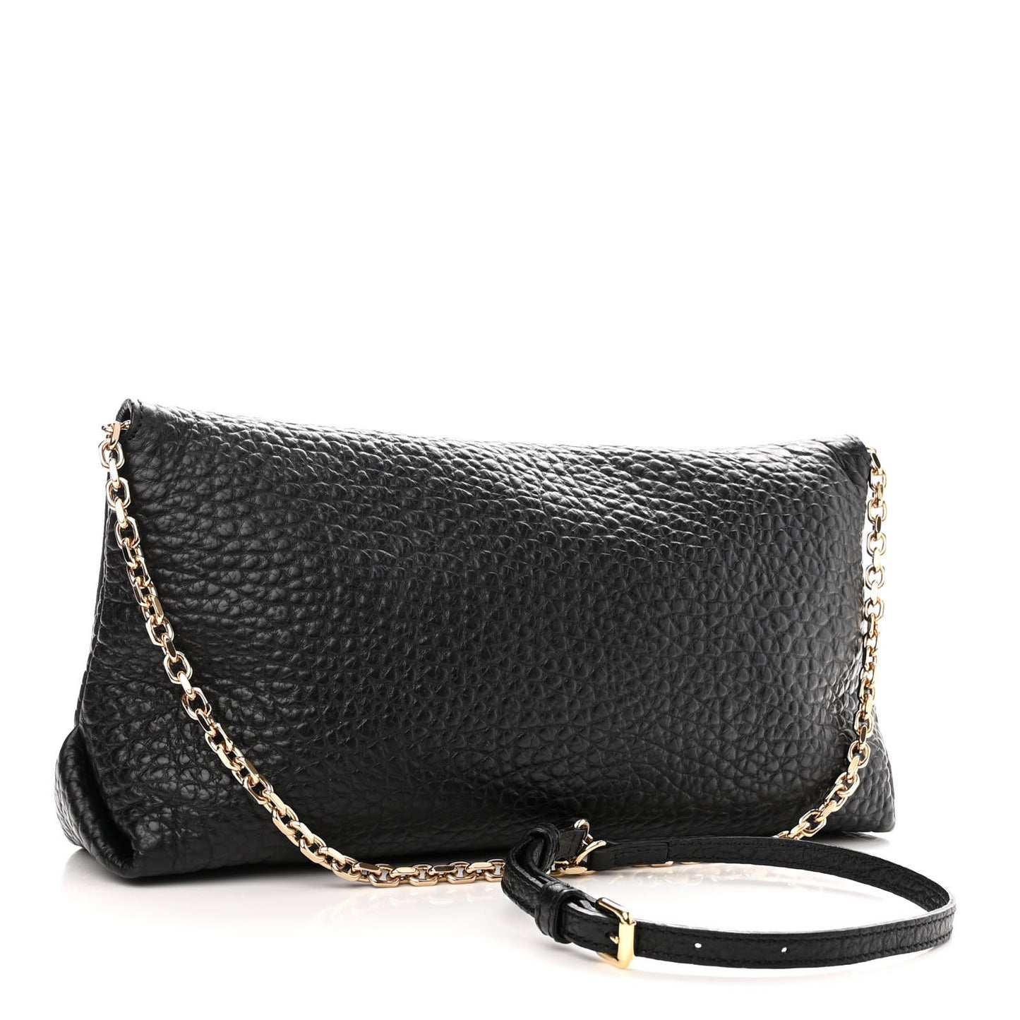 Signature Grain Medium Mildenhall Crossbody Bag Black