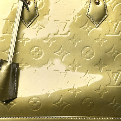Louis Vuitton Vernis Alma PM Vert Bronze 7 of 11
