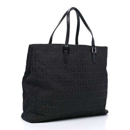 Fendi Zucchino Vitello Tote Black 2 of 5