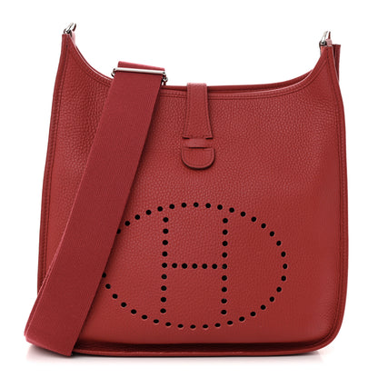 Hermes Taurillon Clemence Evelyne III GM Rouge Piment 1 of 11