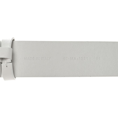 Christian Dior Calfskin 30 Montaigne Belt 85 34 White 5 of 9