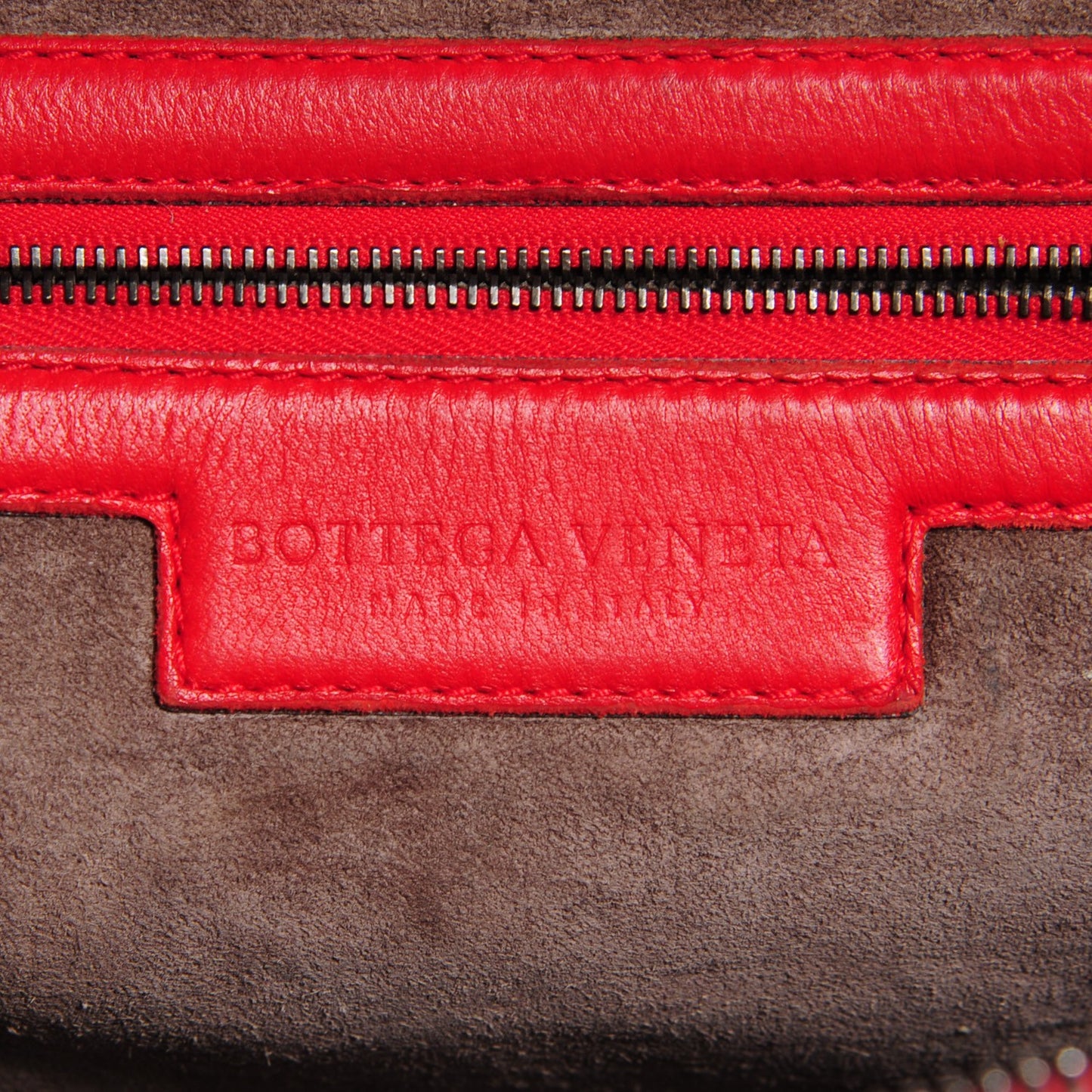 Nappa Intrecciato Pillow Crossbody Messenger Corniola