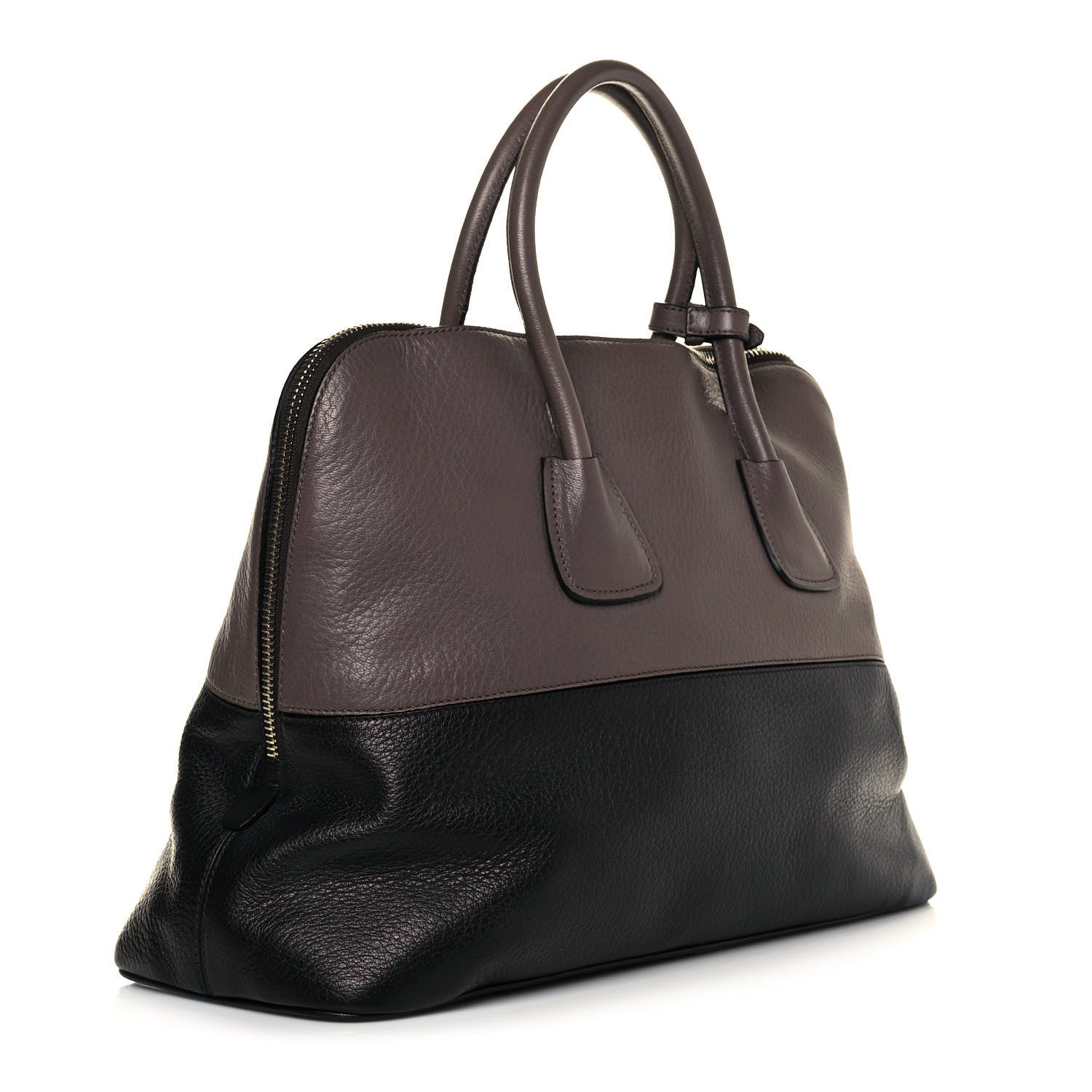 Prada Cervo Bauletto Bag Argilla Black 4 of 14