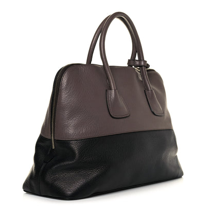 Prada Cervo Bauletto Bag Argilla Black 4 of 14