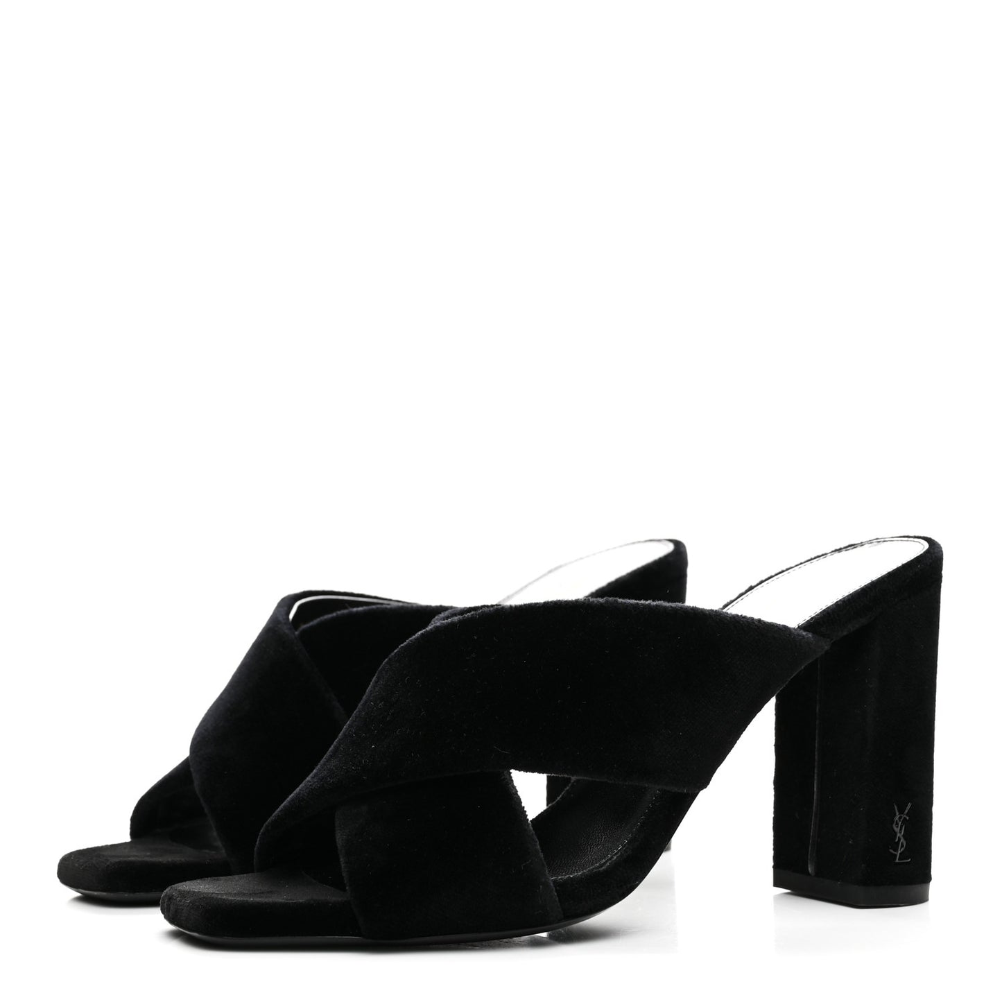 Velvet LouLou Mules 36 Black