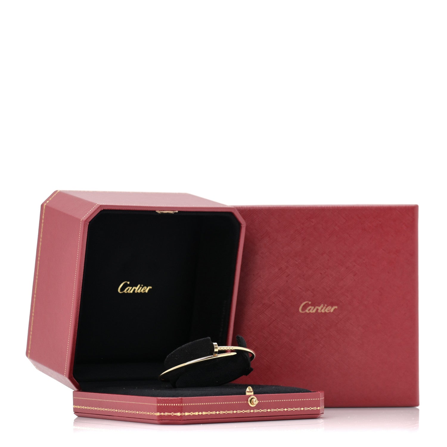 Cartier 18K Yellow Gold Small Juste Un Clou Bracelet 17 4 of 4