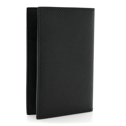 Hermes Epsom MC2 Euclide Card Holder Case Black 2 of 9