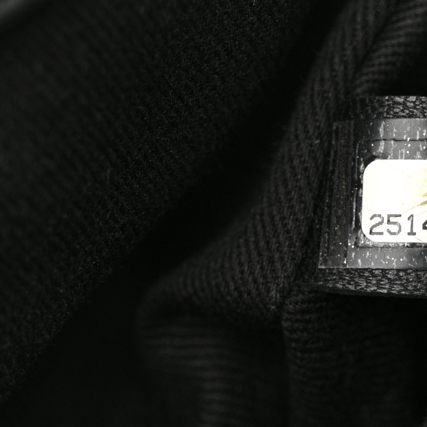 Calfskin Coco Eyelets Small Flap Bag Black