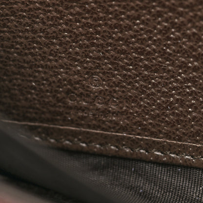 Gucci GG Supreme Monogram Web Ophidia Zip Around Wallet Brown 6 of 9
