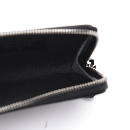 Chanel Caviar Camellia Embossed Key Holder Case Black 5 of 11