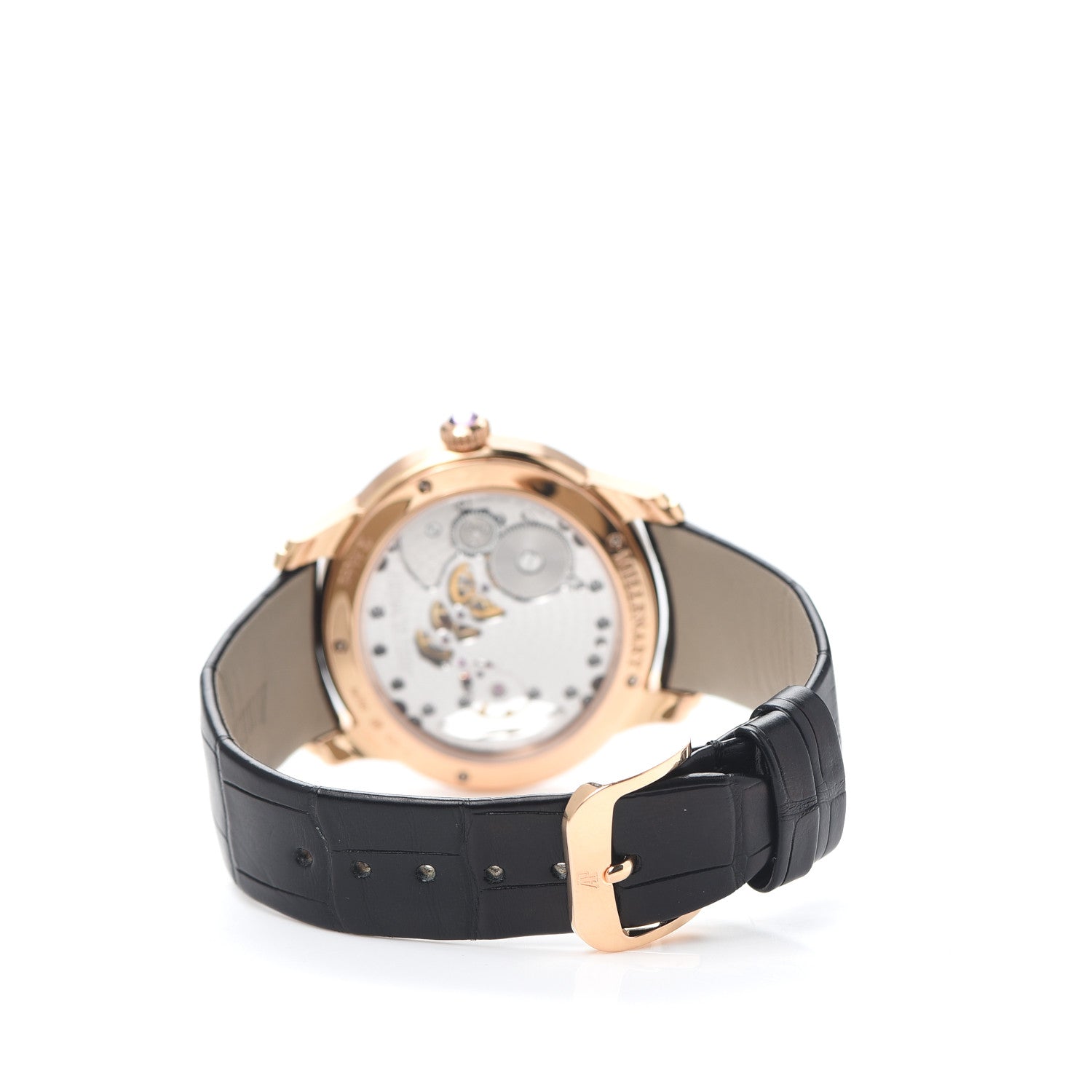 Audemars Piguet 18K Rose Gold Alligator Diamond 39.5mm Millenary Manual Winding Watch 77247OR.ZZ.A812CR.01 3 of 7