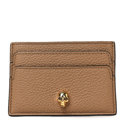 Alexander McQueen Calfskin Skull Card Holder Nude 1 of 7