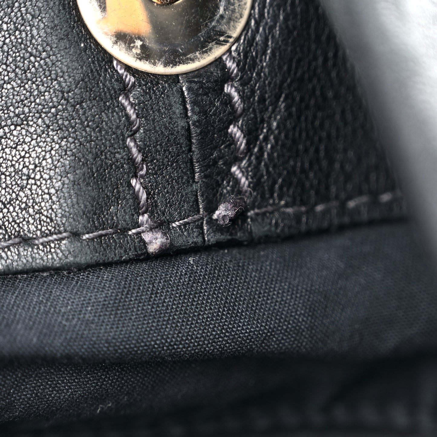 Calfskin Zip Hobo Black