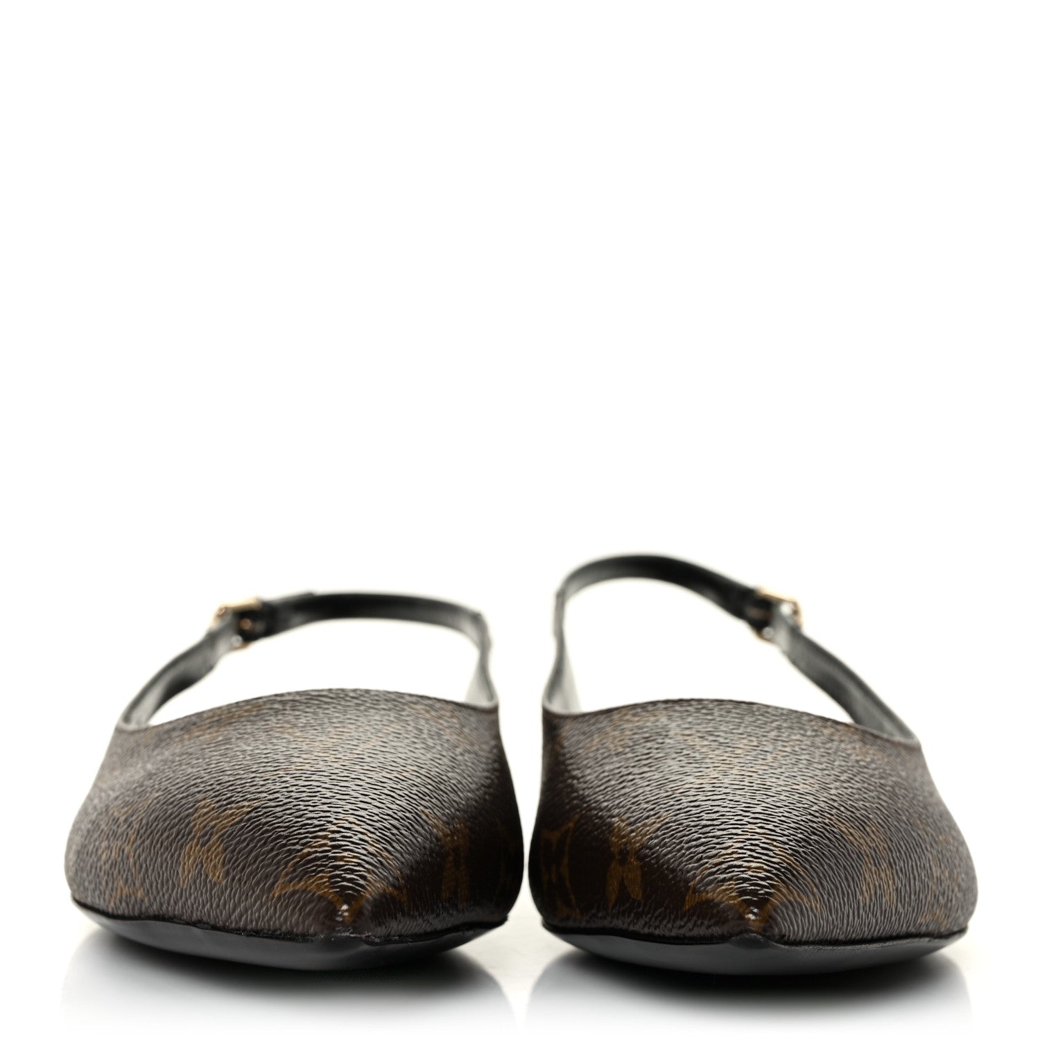 Louis Vuitton Patent Monogram Cherie Slingback Ballerina Flats 36.5 2 of 9