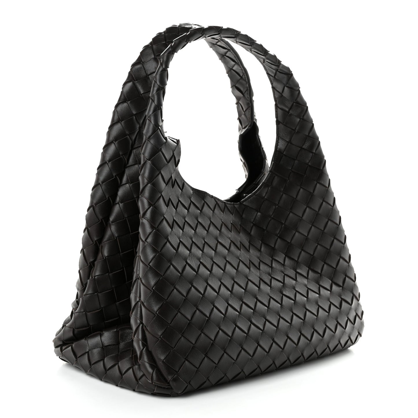 Nappa Intrecciato Medium Campana Shoulder Bag Fondant