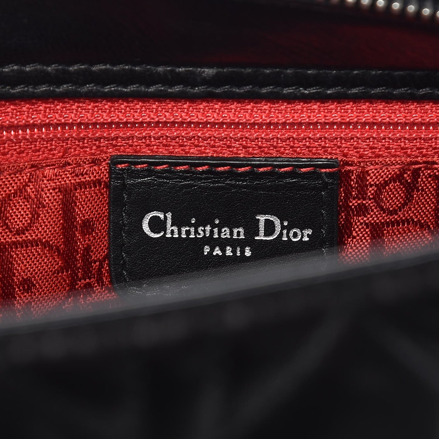Lambskin Cannage Soft Lady Dior East West Black