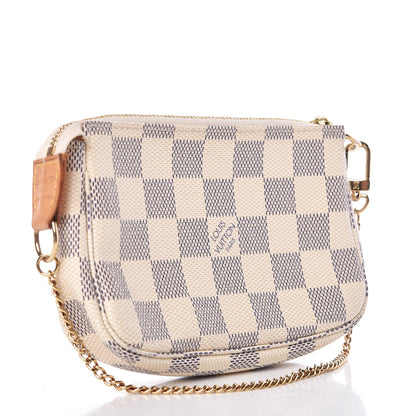Louis Vuitton Damier Azur Mini Pochette Accessories 3 of 7