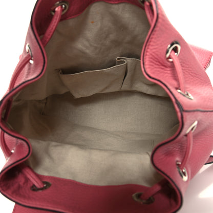 Gucci Cellarius Calfskin Medium Bamboo Backpack Glossy Pink 5 of 12