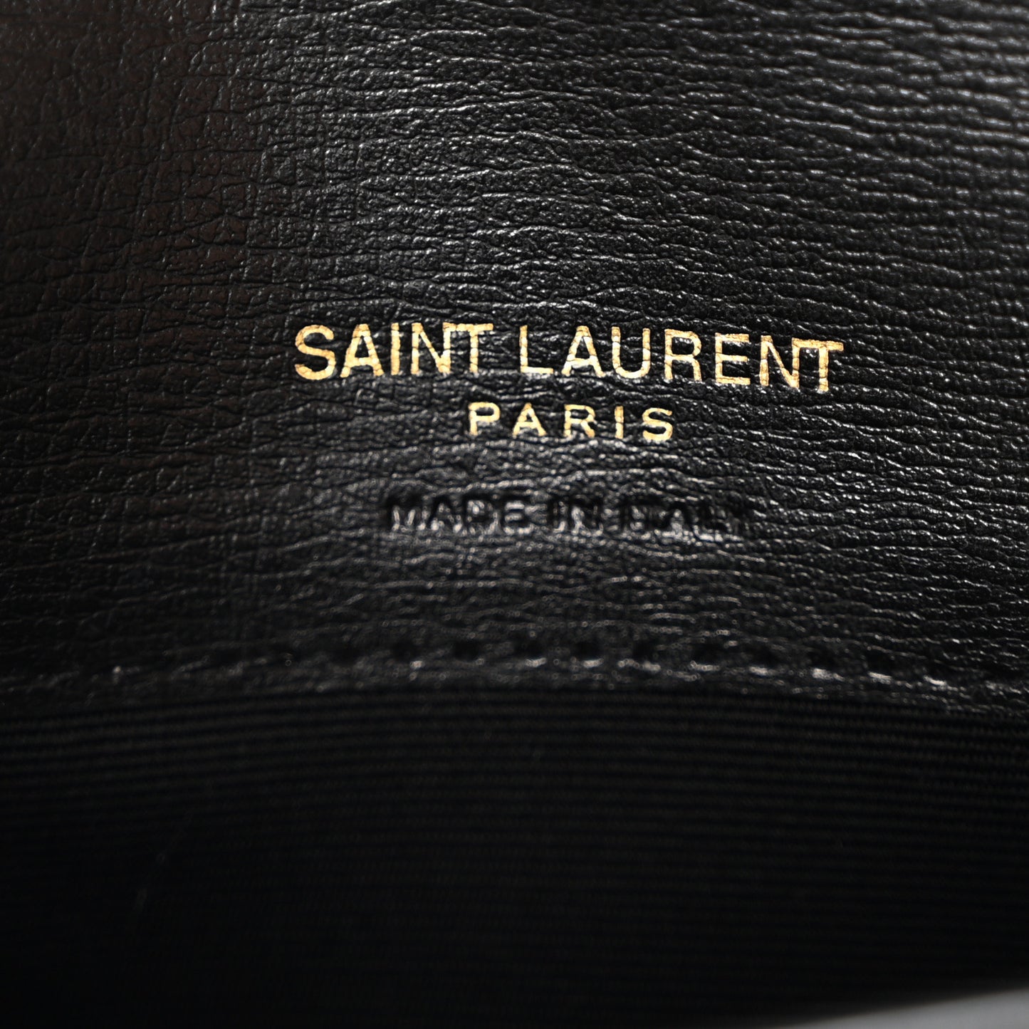 Smooth Calfskin Monogram Phone Holder Crossbody Black