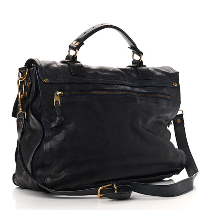 Proenza Schouler Lambskin Large PS1 Satchel Midnight 3 of 17