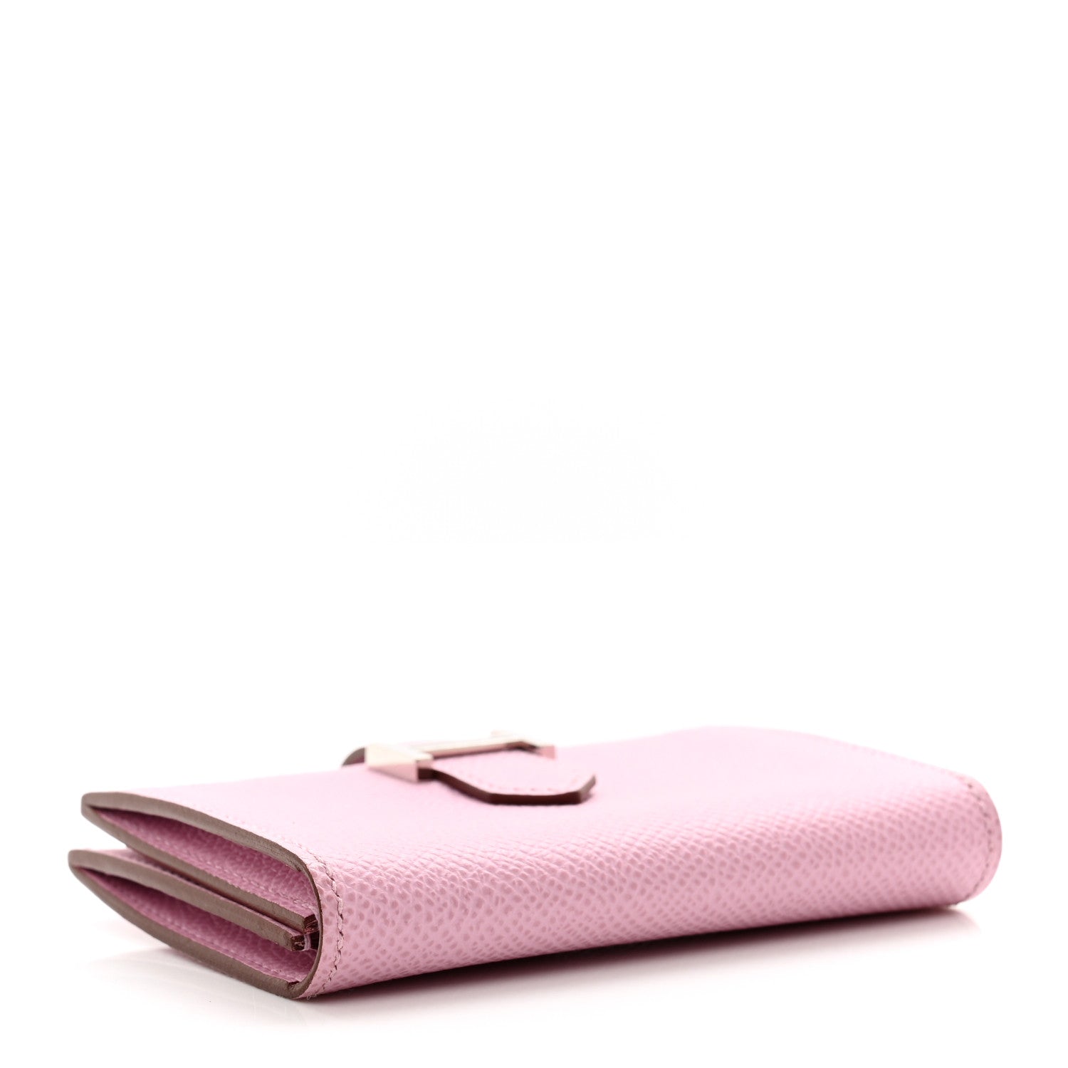 Hermes Epsom Bearn Card Holder Wallet Mauve Sylvestre 4 of 7