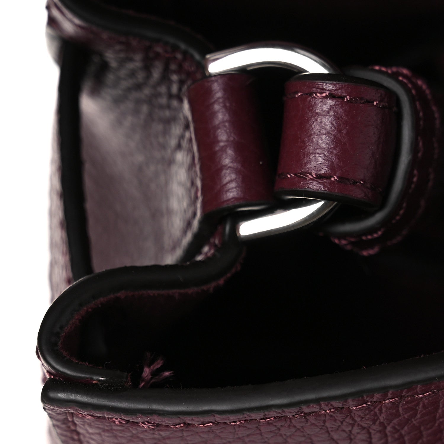 Mulberry Small Classic Grain Mini Bayswater Black Cherry 12 of 12