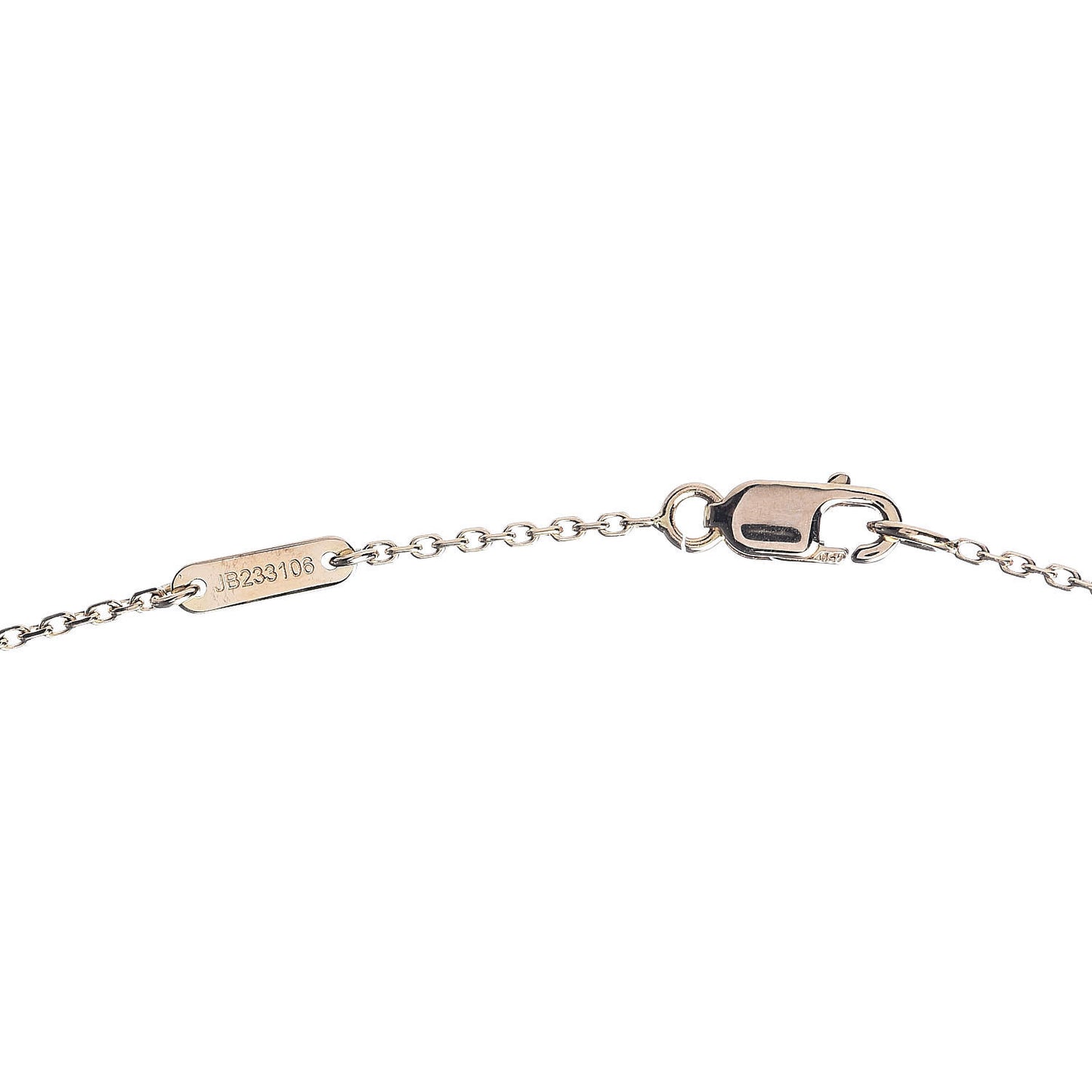 18K Yellow Gold Mother of Pearl Sweet Alhambra Pendant Necklace
