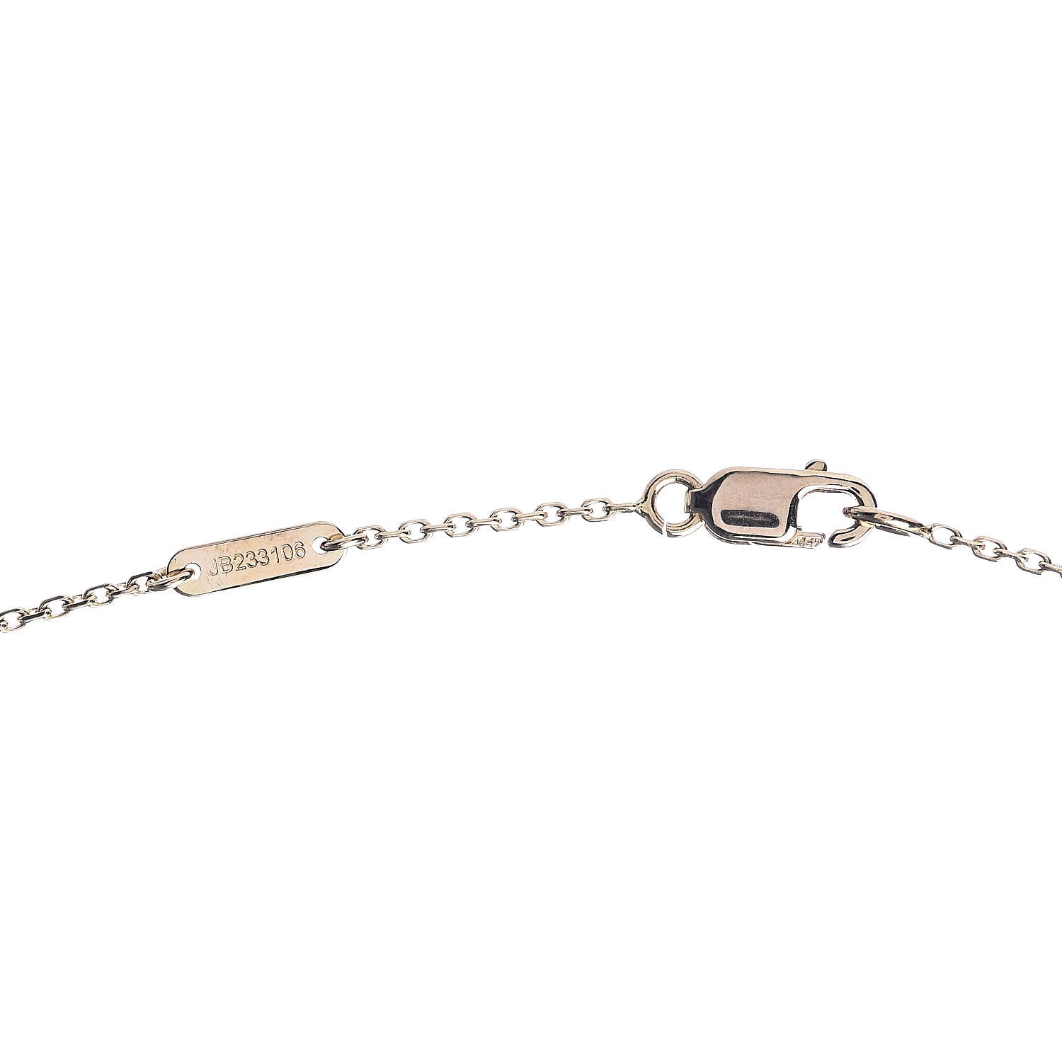 Van Cleef & Arpels 18K Yellow Gold Mother of Pearl Sweet Alhambra Pendant Necklace 4 of 6