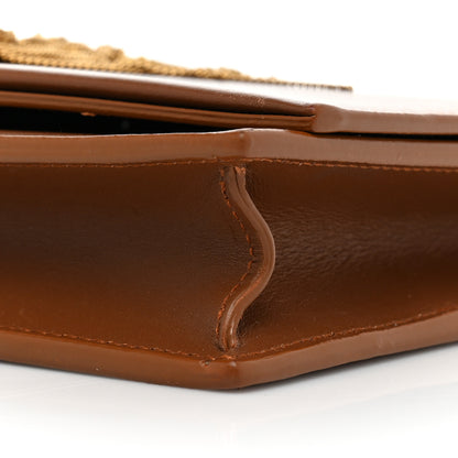Saint Laurent Smooth Calfskin Classic Monogram Kate Tassel Chain Wallet Fauve 7 of 16