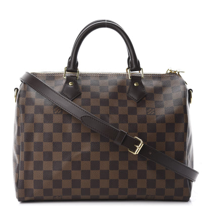 Louis Vuitton Damier Ebene Speedy Bandouliere 30 1 of 10