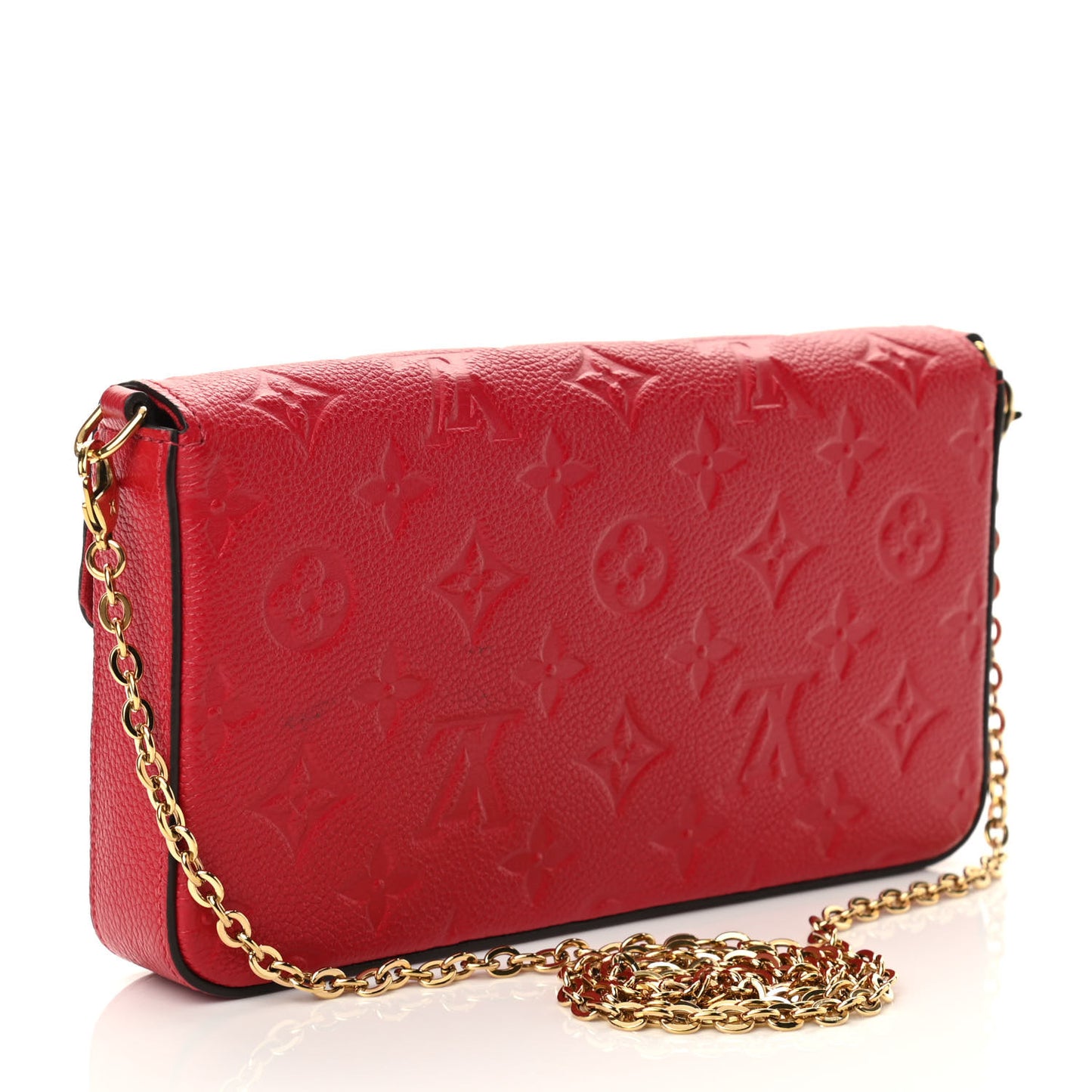 Empreinte Pochette Felicie Chain Wallet Cherry