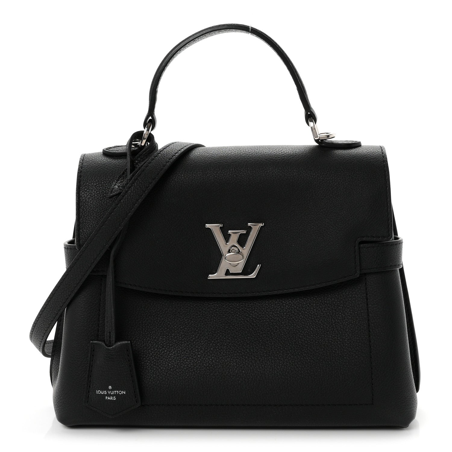 Louis Vuitton Calfskin Lockme Ever BB Black 1 of 8