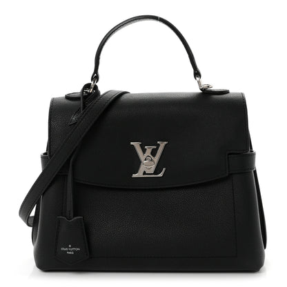 Louis Vuitton Calfskin Lockme Ever BB Black 1 of 8
