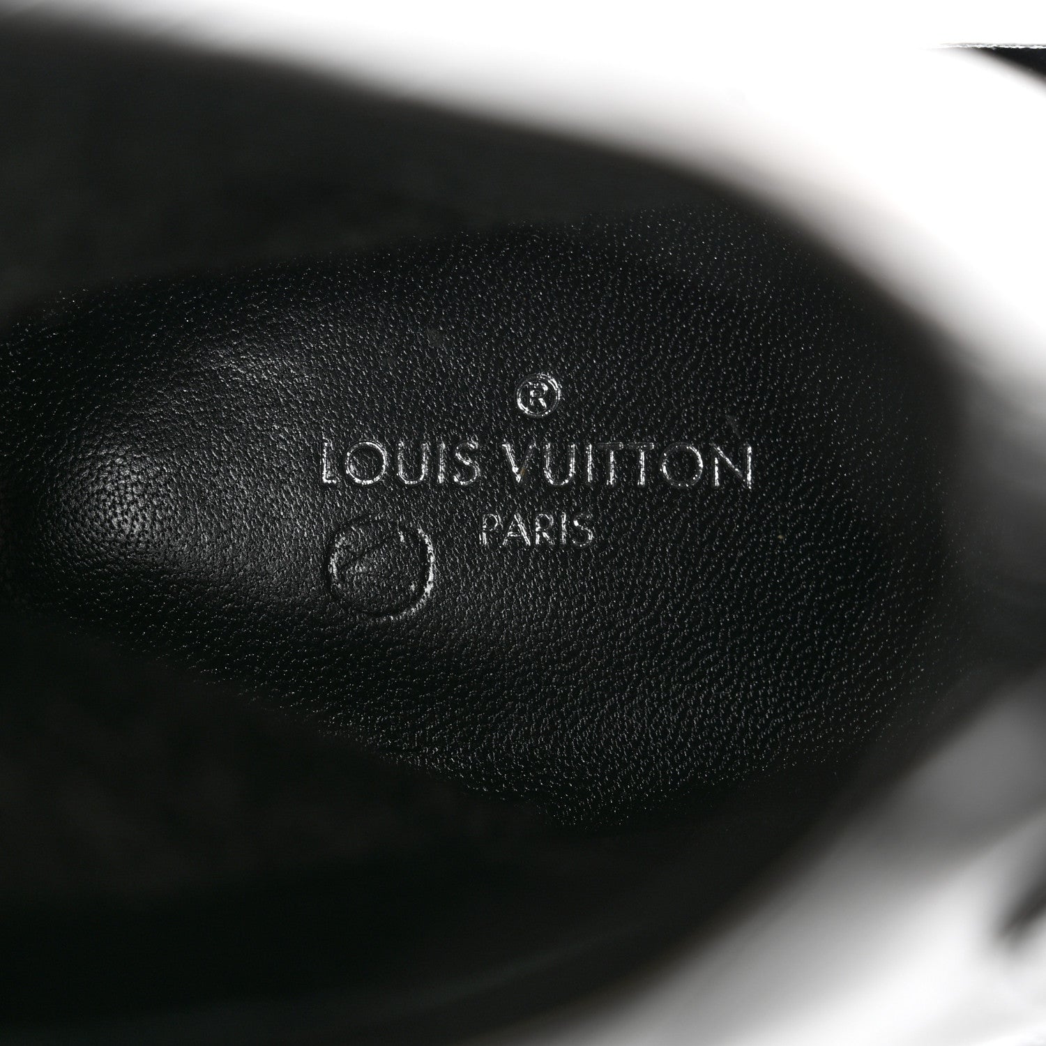 Louis Vuitton Patent Uniformes Silhouette Ankle Boots 37.5 Black 7 of 8